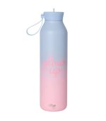Water Bottle 750ml - Glow Up Blue/Pink