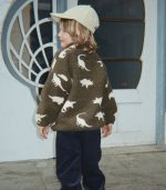 Jody Teddy Jacket, Dino Silhouette - Image 4