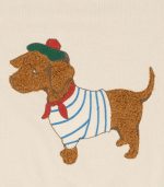 Spotty Sweat Shirt, Brown Rice - Image 2
