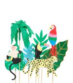 Meri Meri Jungle Jamboree Cake Toppers (x 8)