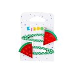 Kiddoz Watermelon Picnic Hair Clips