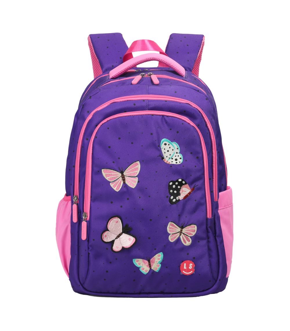 lycs 2026 (12) Butterflies - School Backpack - Image 1