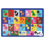 A To J Placemat - Alphabet English Edition
