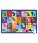 A To J Placemat - Alphabet English Edition