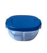 Yumbox Snack Bowl - 3-sections Navy Blue - Image 5