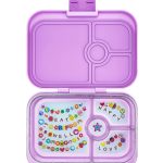Yumbox Panino - 4-sections Purple/Friendship Tray