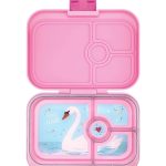 Yumbox Panino - 4-sections Power Pink/Swan Tray