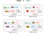 Classic School Set Labels - Sticker Club Collection