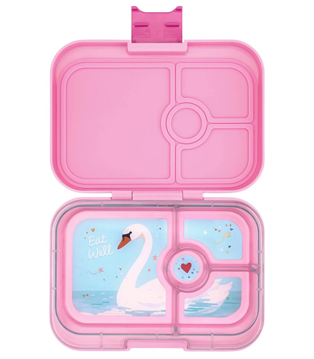 105 Yumbox Panino - 4-sections Power Pink/Swan Tray - Image 1