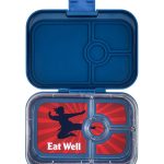 Yumbox Panino - 4-sections Blue/Kung Fu Tray
