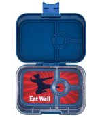 Yumbox Panino - 4-sections Blue/Kung Fu Tray