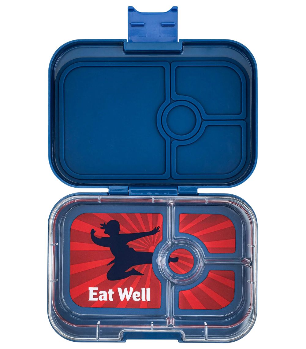 106 Yumbox Panino - 4-sections Blue/Kung Fu Tray - Image 1
