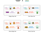 PreSchool Set Labels - Sticker Club Collection