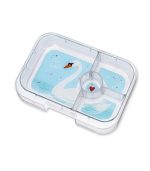 Yumbox Panino - 4-sections Power Pink/Swan Tray - Image 3