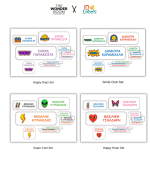 All In One School Set Labels - Sticker Club Collection - Image 2