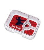 Yumbox Panino - 4-sections Blue/Kung Fu Tray - Image 3