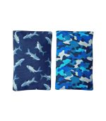 No-Sweat Ice Packs, Set of 2 Shark & Camouflage - Image 3