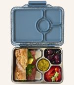Yumbox Pret Glitter Stainless Steel - 4-sections Paris Blue - Image 4