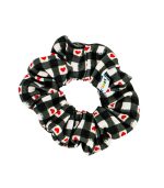 Kiddoz Cozy Check Love Scrunchie