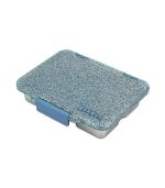 Yumbox Pret Glitter Stainless Steel - 4-sections Paris Blue - Image 5