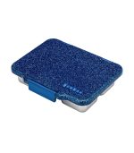 Yumbox Pret Glitter Stainless Steel - 4-sections Twilight Blue - Image 4