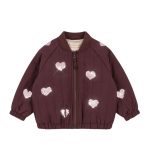 Juno Sequin Bomber Jacket, Decadent Chocolate