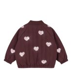 Juno Sequin Bomber Jacket, Decadent Chocolate - Image 3