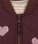 Juno Sequin Bomber Jacket, Decadent Chocolate - Image 4