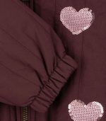 Juno Sequin Bomber Jacket, Decadent Chocolate - Image 6