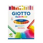 Giotto Olio Maxi Oil Crayons 24pcs