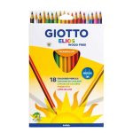 Giotto Elios Wood Free Coloured Pencils 18pcs