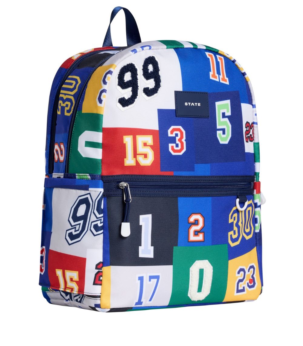 176 Kane Double Pocket Backpack, Varsity Numbers - Image 1