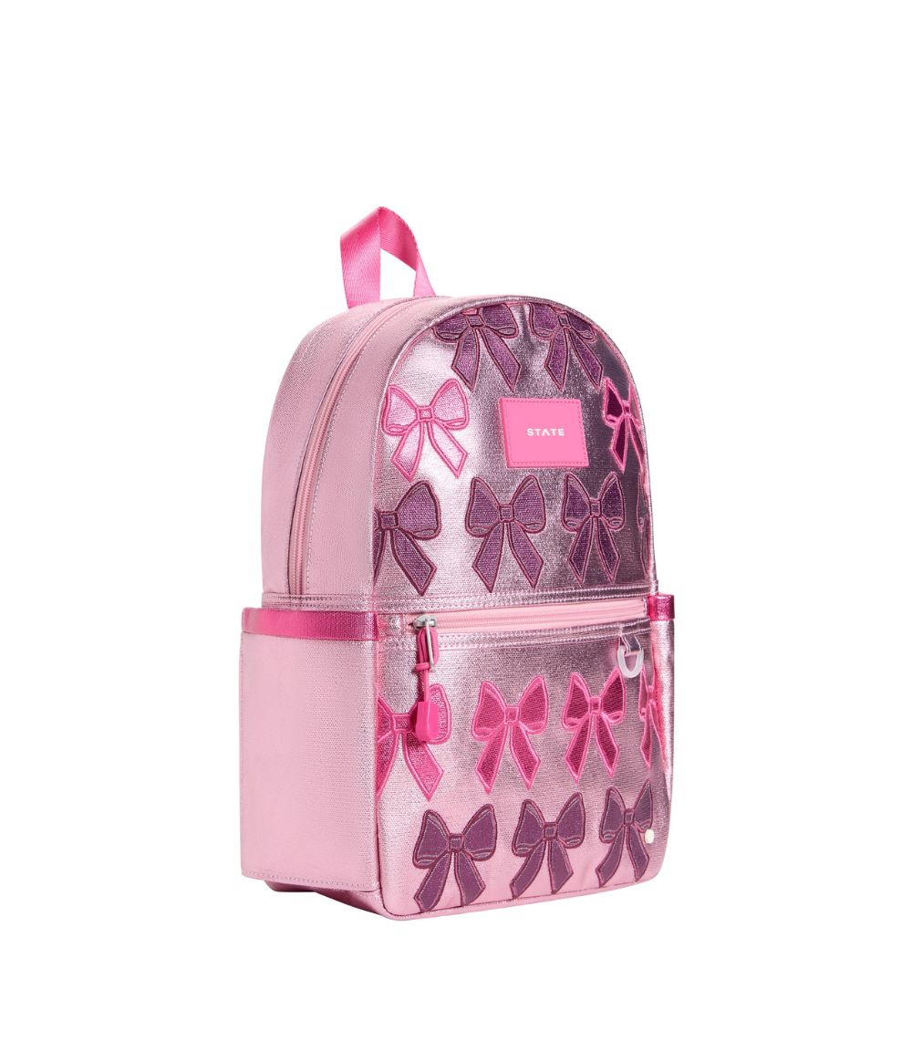 179 Kane Mini Backpack, Patchwork Bows - Image 1