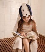 Augusta Junior Hooded Towel, Sandy - Image 2