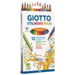 Giotto Stilnovo Maxi Coloured Pencil 12pcs