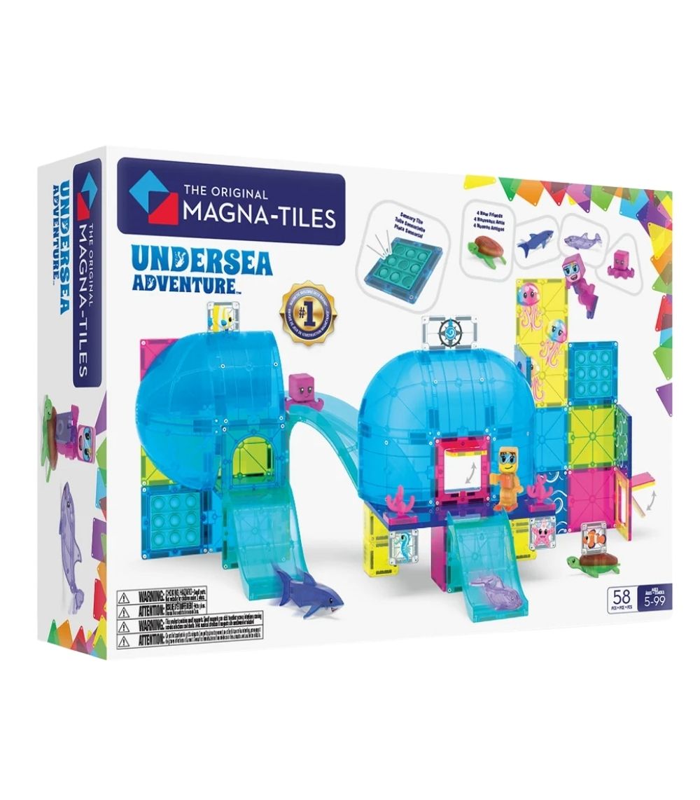 221 Magna-Tiles Undersea Adventure 58 Piece Set - Image 1