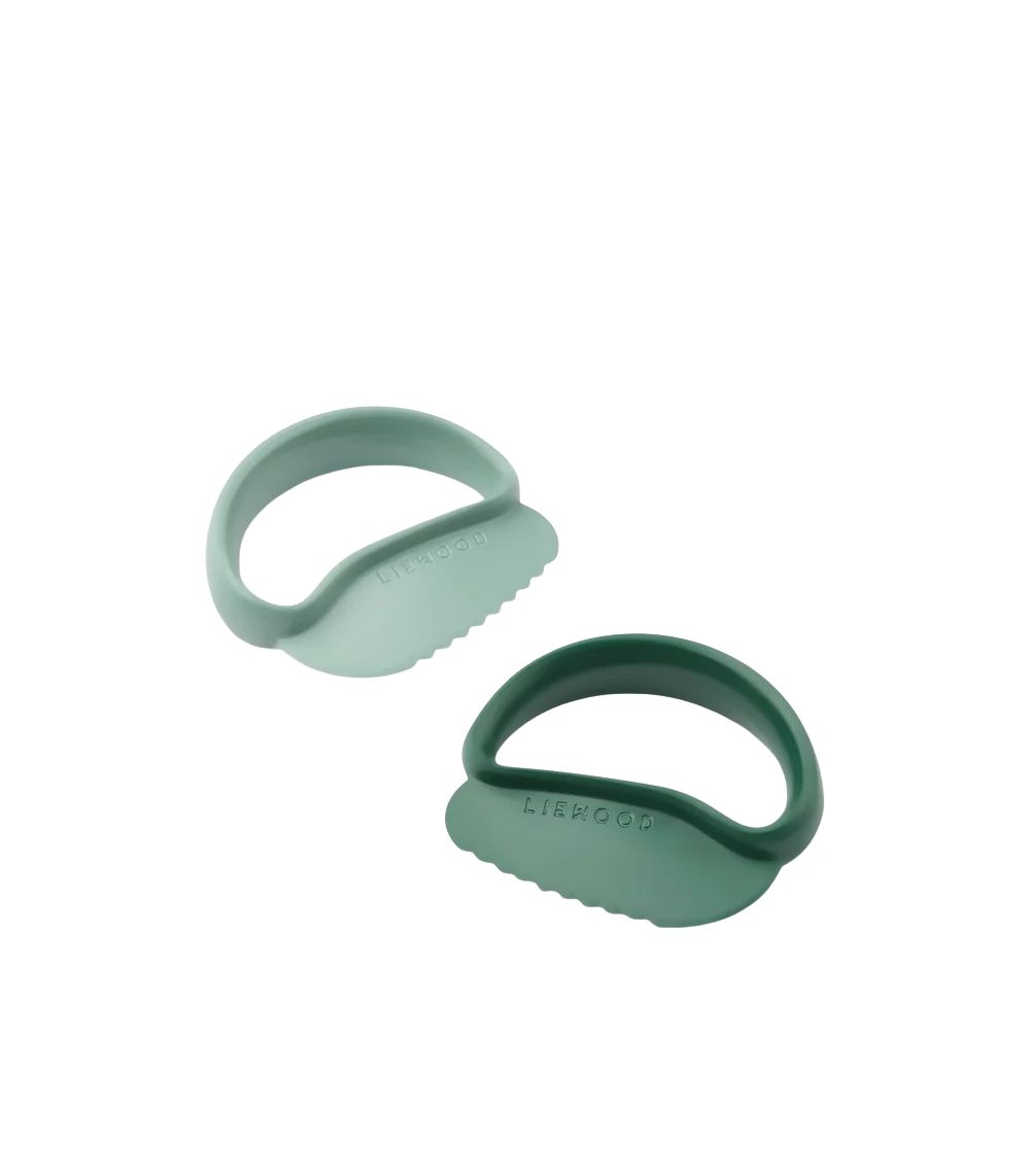 23 Riven Toddler Safe Cutter 2-Pack, Peppermint/Garden Green - Image 1