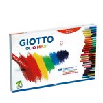 Giotto Olio Maxi Oil Crayons 48pcs