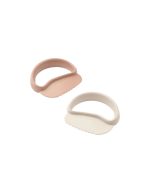 Riven Toddler Safe Cutter 2-Pack, Pale Tuscany/Sandy