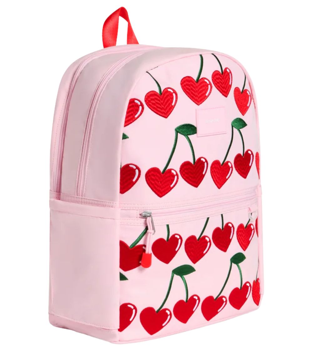 240 Kane Double Pocket Backpack, Cherry - Image 1