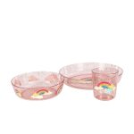 Sparkly Dinner Set, Rainbow