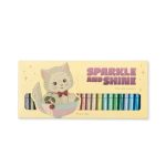Glitter Markers 24pcs, Cat
