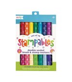 Stampables Double-Ended Stamp & Brush Markers - Set of 18