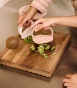Riven Toddler Safe Cutter 2-Pack, Pale Tuscany/Sandy - Image 2