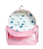 Kane Double Pocket Backpack, Pink/Red Colorblock - Image 4