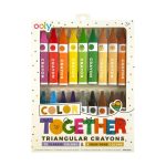 Color Together Triangular Crayons - Easy Grip - Set of 18
