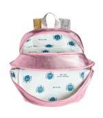 Kane Double Pocket Backpack, Pink/Red Colorblock - Image 5
