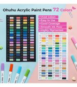 Ohuhu Acrylic Paint Markers Cotton-core 72 Colors - Akaka - Image 6