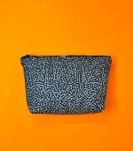 Abstract Scribble Flat Bottom Pouch - Medium - Image 2