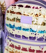 Kane Backpack, Lilac Quilted Sequins - Image 4